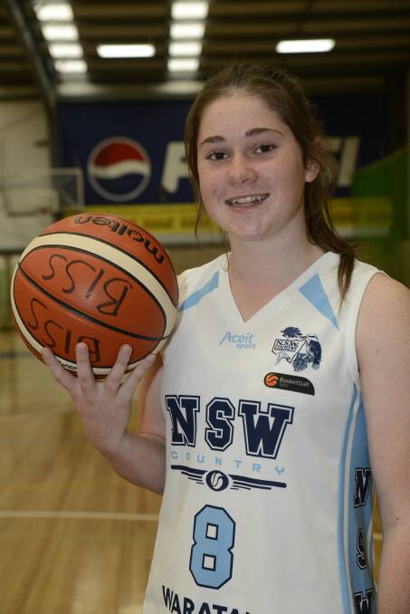 COUNTRY KID: Bathurst’s Matilda Flood has been named in the NSW Country under 16s side. Photo: PHILL MURRAY 	050416pmatilda