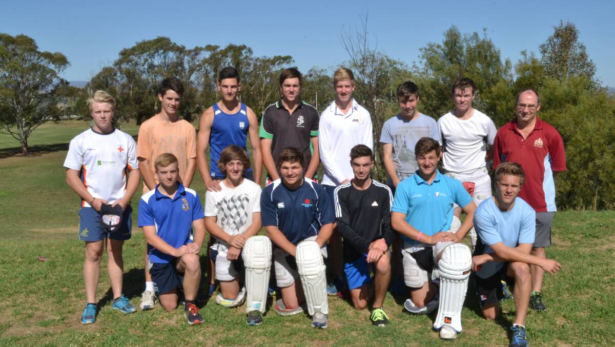 ON THE CUSP: The St Stanislaus’ first XI who will play for the Independent Schools Association division one title in tomorrow’s grand final. Photo: SAM DEBENHAM 	030515sdStannies
