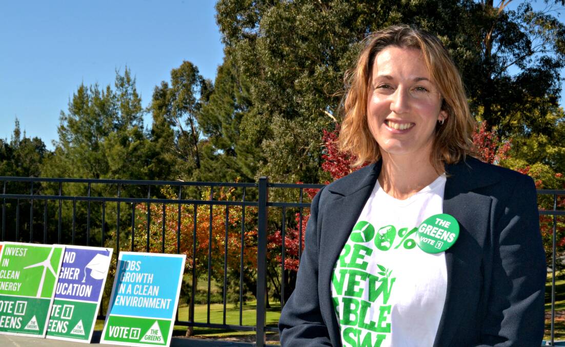 DEMERGERS: Greens candidate for Calare Delanie Sky. 	050616rfdelanie2