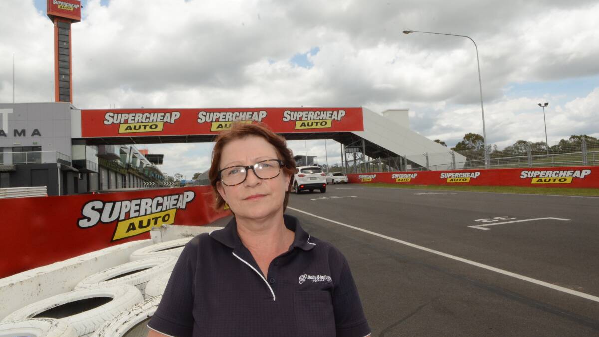 CONCERN: Mount Panorama resident Fiona Hope is urging Bathurst Regional Council and relevant authorities to take action to prevent further accidents on the city’s iconic circuit. Photo: PHILL MURRAY