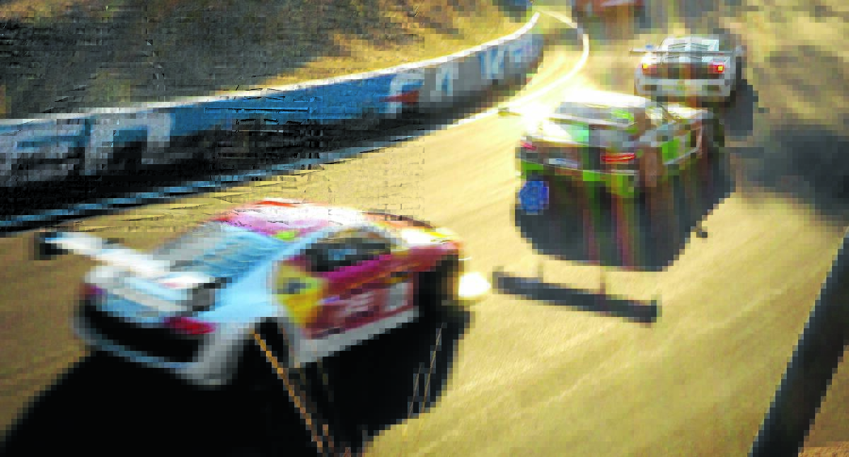 COLLISION COURSE: The Bathurst 12 Hour will be robbed of some of its stars next year after V8 Supercars confirmed a clash of dates with a compulsory testing weekend to be held in Sydney. Photo: ZENIO LAPKA 	020914zmoly4