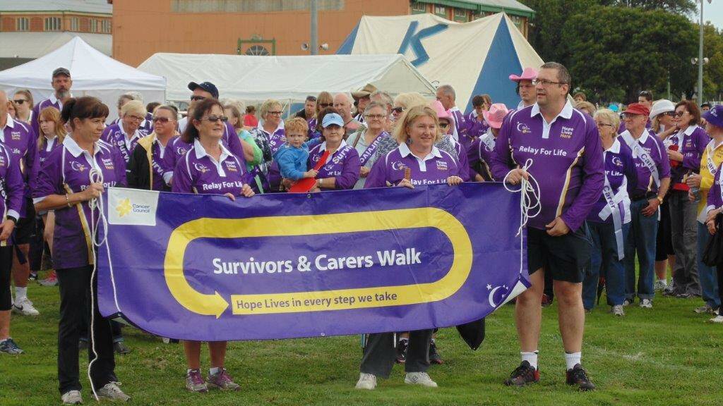 READY TO RELAY: There’s just over a month until the annual Relay For Life is held in Bathurst and organisers are looking for people to sign up to raise funds for Cancer Council NSW. 	012315relay