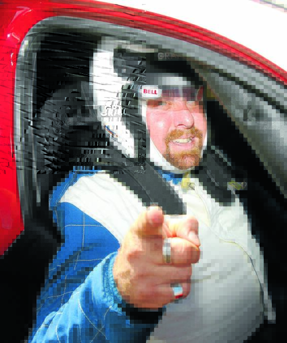 FLUSHED TO BE HEADED OUR WAY: Shane Jacobson will be in Bathurst next weekend to compete in the 2015 Bathurst Motor Festival.
