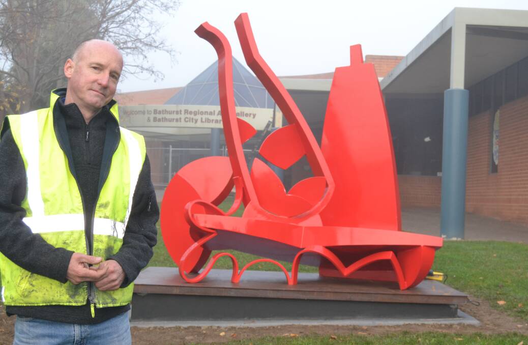 HE’S BACK: Sculptor Philip Spelman will be in Bathurst for tomorrow’s official unveiling.
