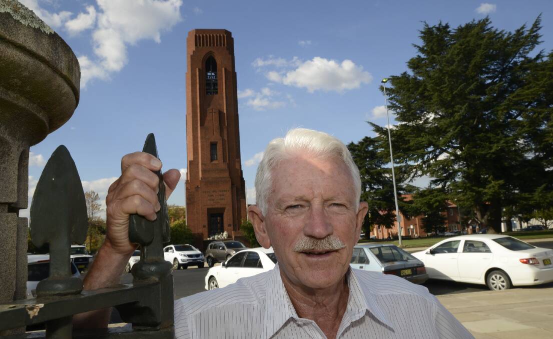 IT’S TIME: War historian Tim Sargeant believes Bathurst should more significantly honour the city’s World War One heroes. Photo: PHILL MURRAY 	041416ptim