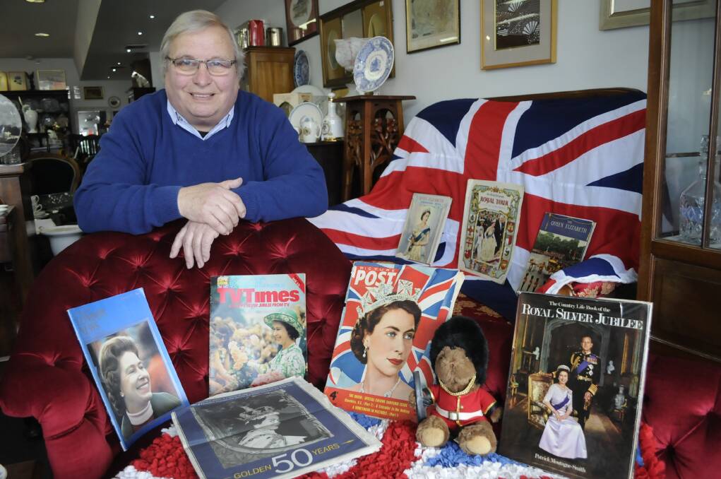 ROYALISTS OR REPUBLICANS: Antiques dealer Martin King believes Malcolm Turnbull would do well to remember that any decision for Australia to become a republic should be made by the people. Photo: CHRIS SEABROOK	 090815croyals