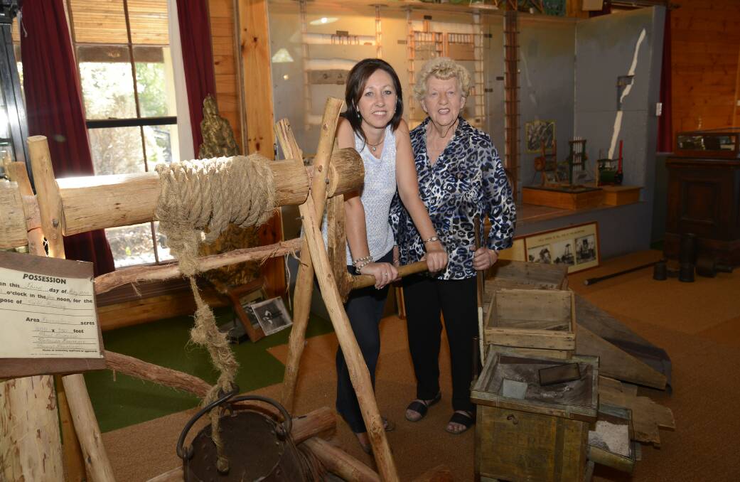 GOLD FEVER: Designer Events’ Debbie Campbell and her mother Ruth Lennon hope to breathe new life into the Bathurst Goldfields. Photo: PHILL MURRAY	 020615pdeb