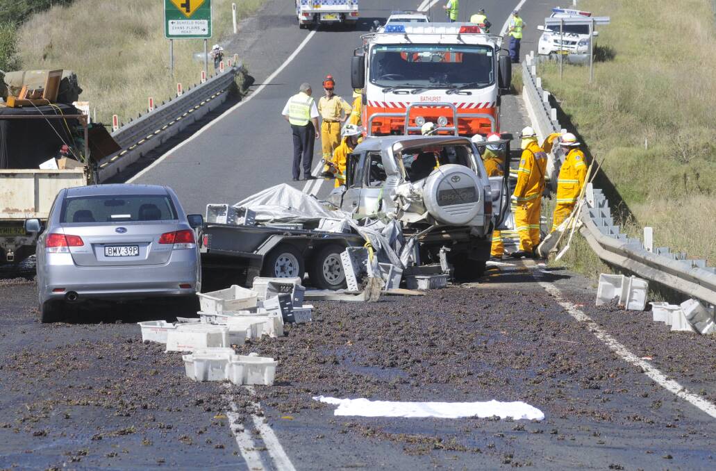 REVIEW ORDERED: A road safety audit will be conducted into the Mitchell Highway around Dunkeld following a spate of recent crashes. Photo: CHRIS SEABROOK 	030915cmva5