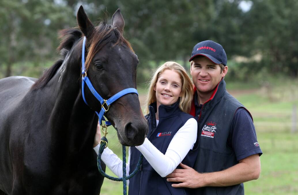 HOPING FOR A MIRACLE: Bathurst product Luke McCarthy and wife Belinda, who was also raised in the Central West, will contest tonight’s Miracle Mile with For A Reason. 	071911mccarthy