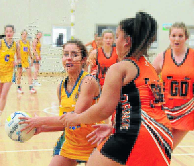 SUCCESS: Bathurst’s Nikki Collins and her team-mates took out the inaugural Central West State League Division 2 under 17s crown on Sunday. Photo: MEGAN FOSTER 	0803OvBnetballMF7