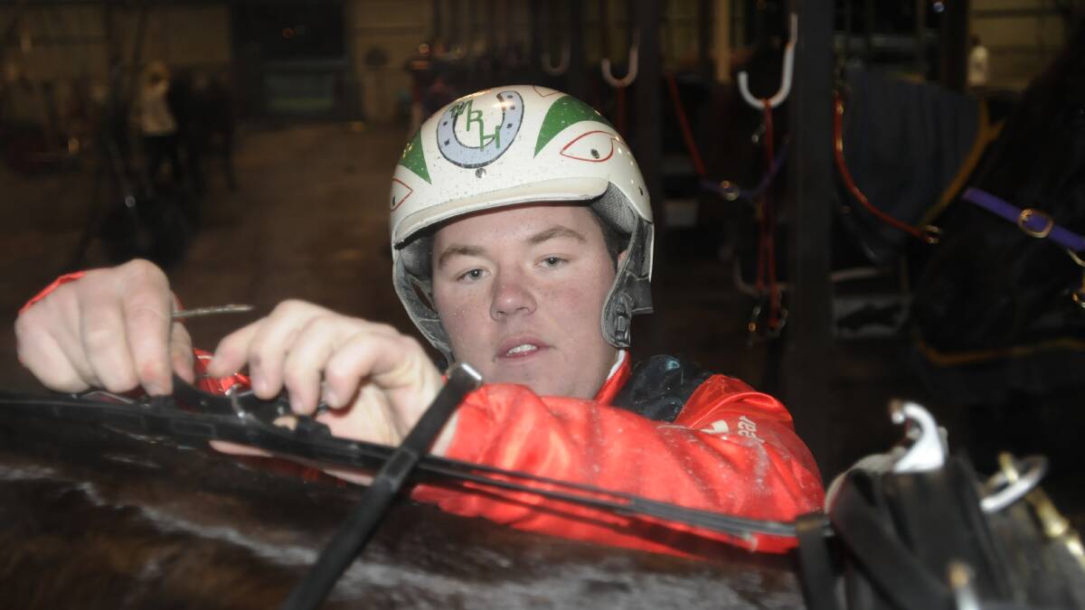 TWO SHOTS: Max Hughes will go around at Parkes in two races at tonight’s race meeting. Photo: CHRIS SEABROOK 	062613ctrots2