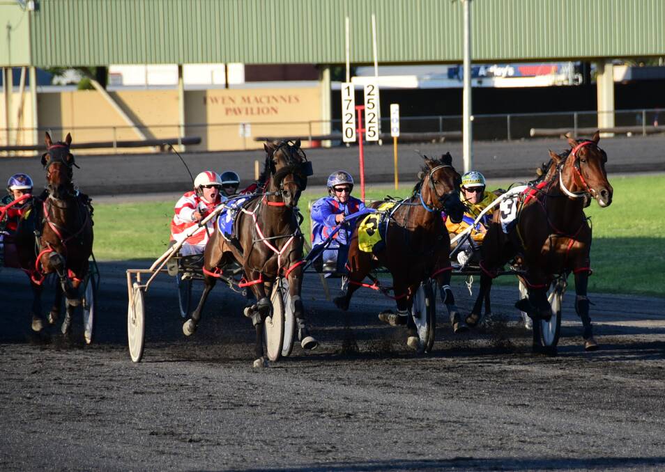 THREE FOR HURST: Smokin Bopper’s drought-breaking victory was one of three wins for Nathan Hurst on Wednesday night at Dubbo. Photo: CHERYL BURKE