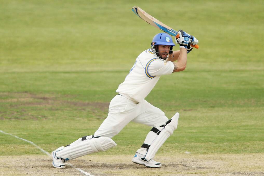MAMMOTH STAND: Bathurst’s Jono Dean helped create a piece of history for the ACT Comets on Thursday as his 278-run stand for the fifth wicket, alongside team-mate Michael Spaseski, led to a comeback victory in their Futures League match against Victoria. Photo: GETTY IMAGES 112715dean