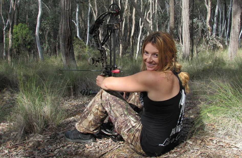 SPREADING THE MESSAGE: Former Bathurst resident Christie Pisani is on a mission to promote the sport of bowhunting for women. 051314pisani