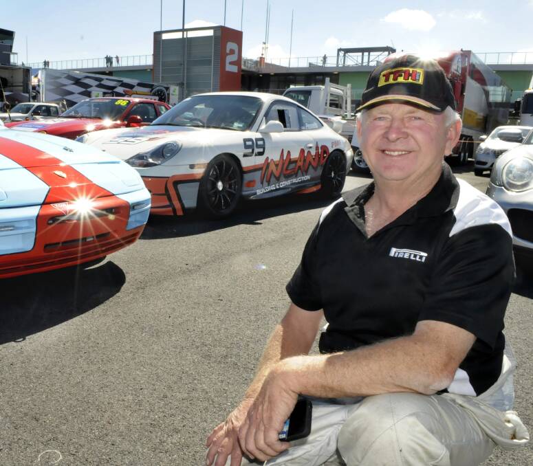 NEED FOR SPEED: David Pennells will be at the Mount Panorama circuit over the next two days at the Bathurst Light Car Club stages its annual speed weekend. Photo: CHRIS SEABROOK 042014cbmf1