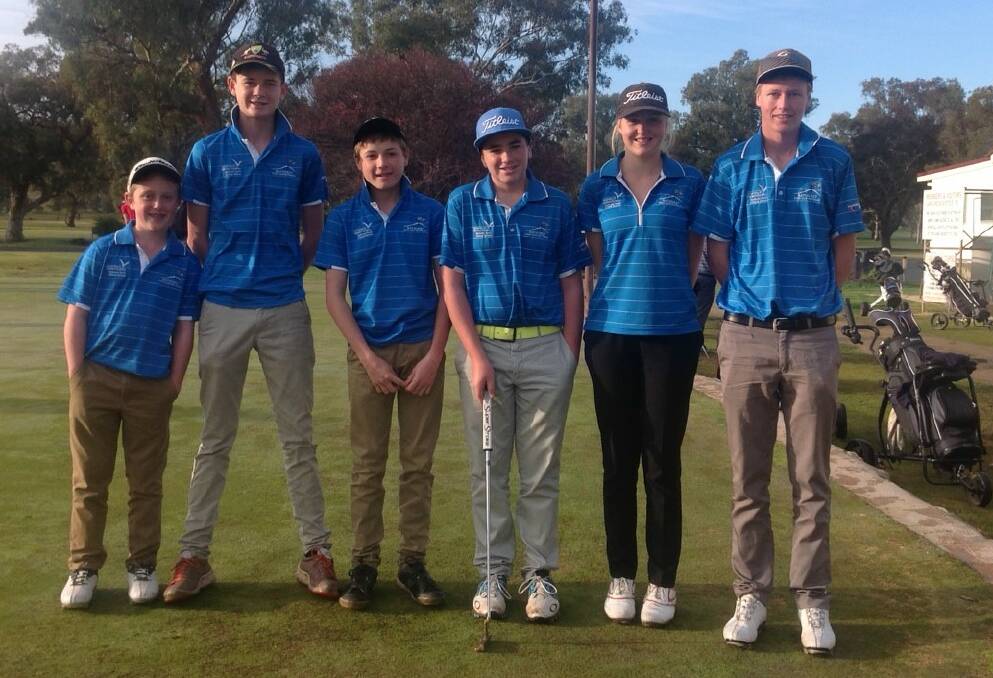 STRONG PERFORMANCE: The Bathurst team at Sunday’s Encourage Shield in Wellington gave a good display to finish third behind Lachlan Valley and Dubbo. 	072915golf