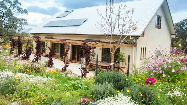 GORGEOUS: This beautiful, modern two-storey straw bale home in Bathurst is a truly sustainable building.