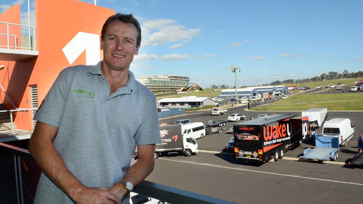 READY TO RACE: Bathurst Motor Festival event director James O’Brien expects race fans to flock to Mount Panorama for the annual Easter racing event across Friday, Saturday and Sunday. Photo: PHILL MURRAY	041714pjames