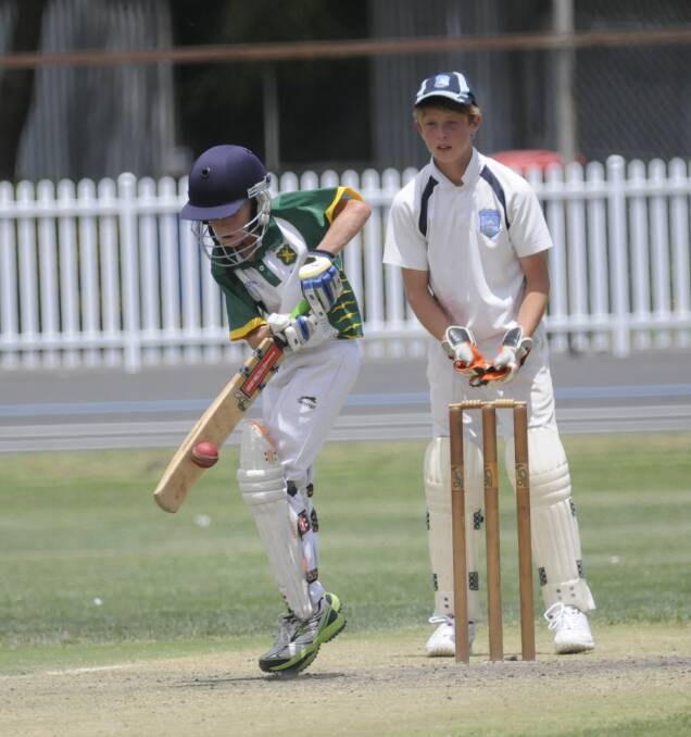 ALL ROUND STAR: Ben Cant starred for Bathurst on Sunday as he made 42 with the bat and claimed three wickets. Photo: CHRIS SEABROOK 112314cu14s1