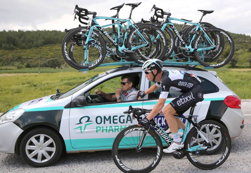IN THE FRAME: Bathurst’s Mark Renshaw has been named in Dimension Data’s 13-man squad for next month’s Tour de France. Nine of those riders will make the final cut. Photo: GETTY IMAGES 062316renshaw