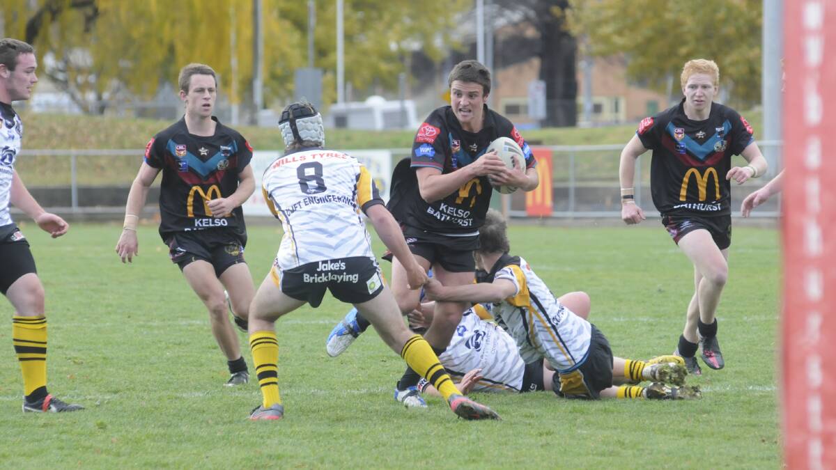 COSTLY LOSS: Jake Betts' sin binning led to two tries for Oberon, allowing the Tigers to pull ahead of his Bathurst Panthers side. Photo: CHRIS SEABROOK 	060213cu18s1a
