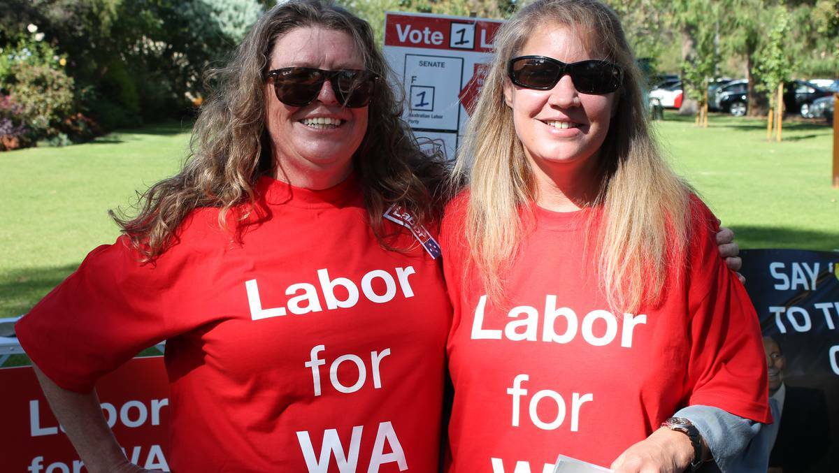 Alison Beazley and Donna Wolter at Vasse Primary.