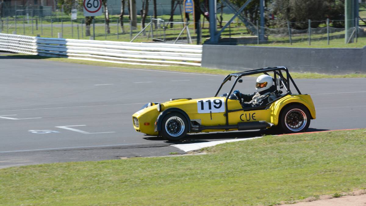 Bathurst Motor Festival: Greg Read driving His WestfieldSE1 at Mount Panorama. Photo: Phill Murray.