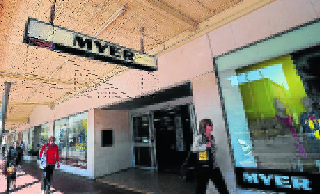 BOUGHT IT: Myer staff will be looking for new jobs.
