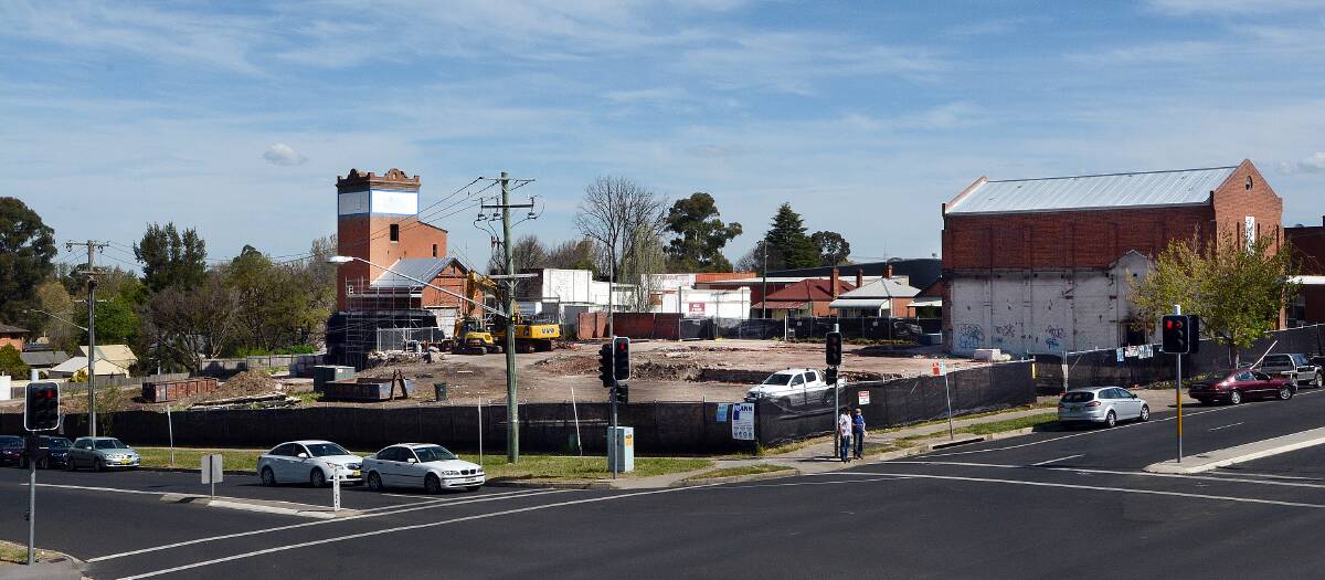 RAZED: The old Dairy Farmers site on the corner of Bentinck and Howick streets.