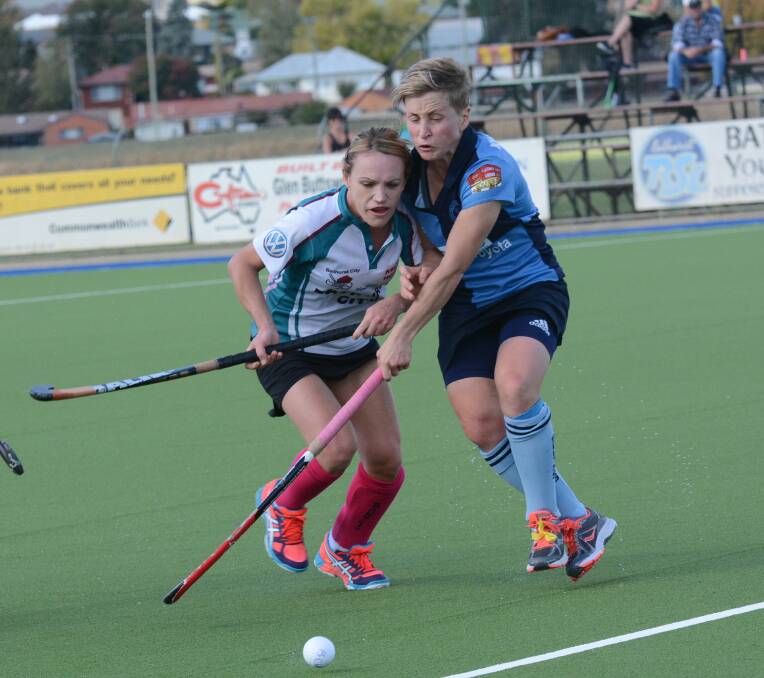 MAKING AN IMPRESSION: Lisa Quinn has been selected for the Australian Over 35s side for the second time following a third place finish with NSW at the Australian Women’s Masters in Brisbane. Photo: PHILL MURRAY 041115pcity2