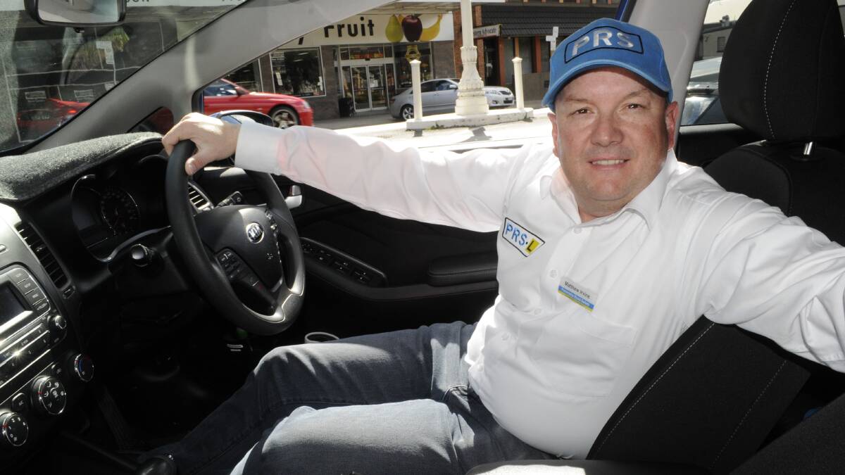 WOMEN WIN: Bathurst road safety advocate and driving instructor Matthew Irvine agrees with statistics that suggest women are safer drivers than men. Photo: CHRIS SEABROOK 081715cstats