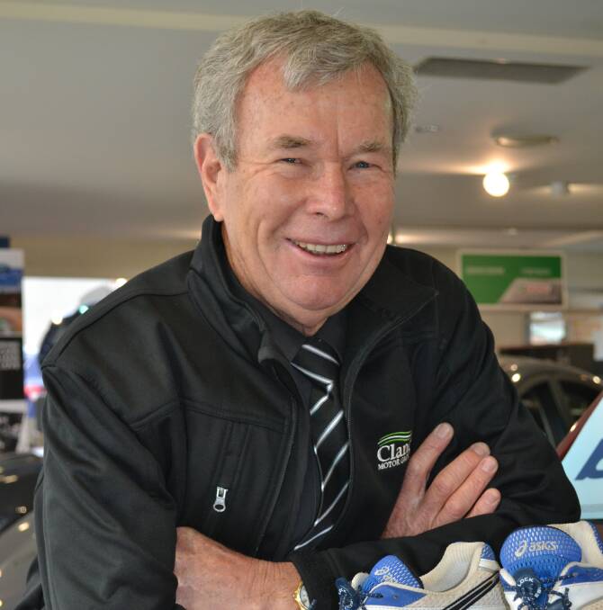 JOGGER: Jim Hallahan has been a member of the Edgell Bathurst Jog organising committee for about 30 years, and says it’s his way of giving back to the community. Photo: BRIAN WOOD 082214hallahan