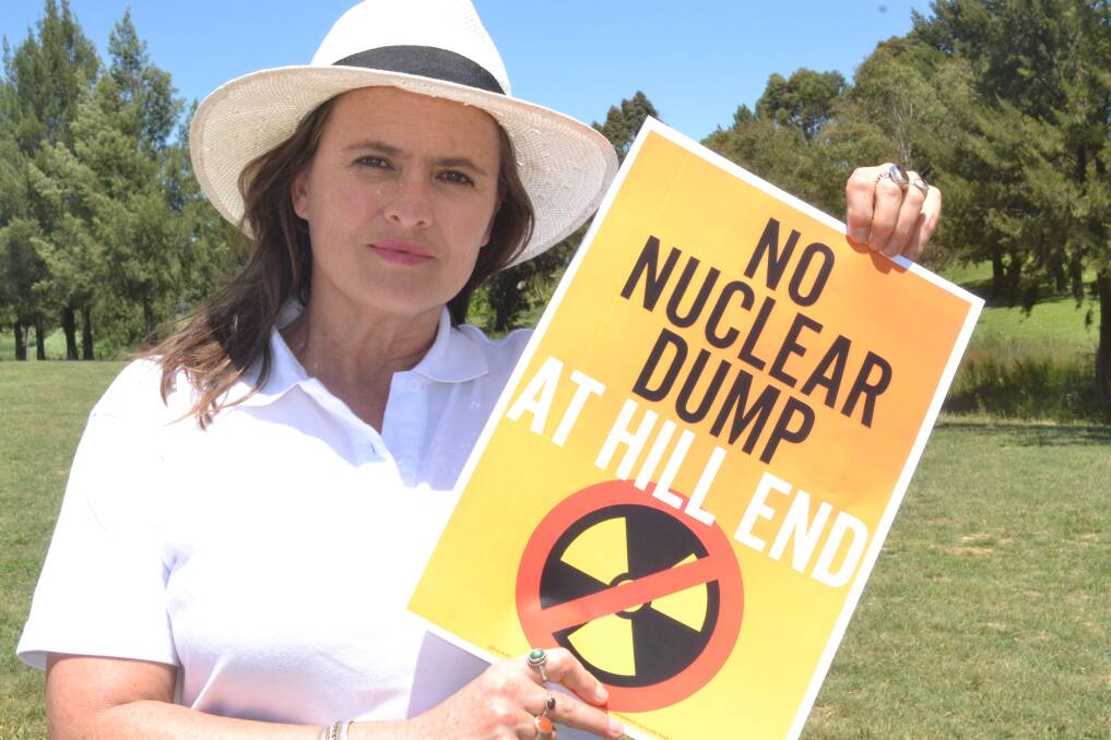 NO NUCLEAR WASTE HERE: Former Bathurst councillor and spokesperson for the Greens in the Central West, Tracey Carpenter, does not want to see a national nuclear waste dump built in the region. Photo: BRIAN WOOD 112315nuke