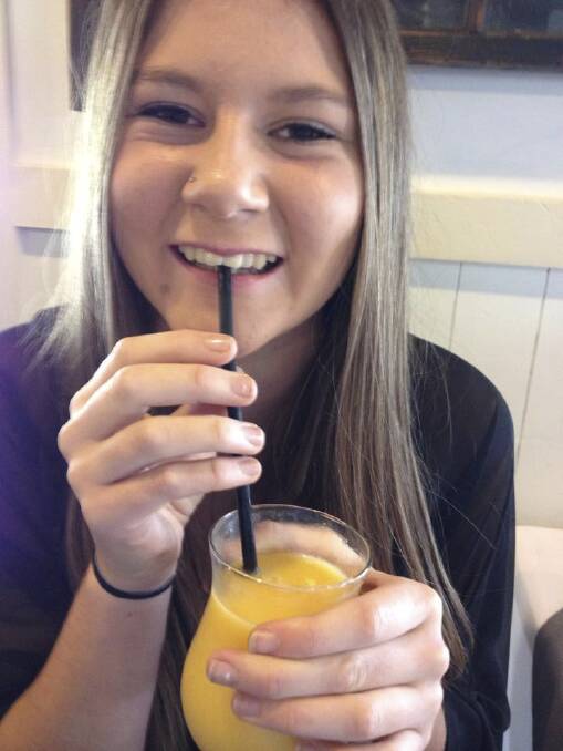TRAGIC DEATH: Brielle Falzon, 15, died in a forest crash near Oberon in June last year.