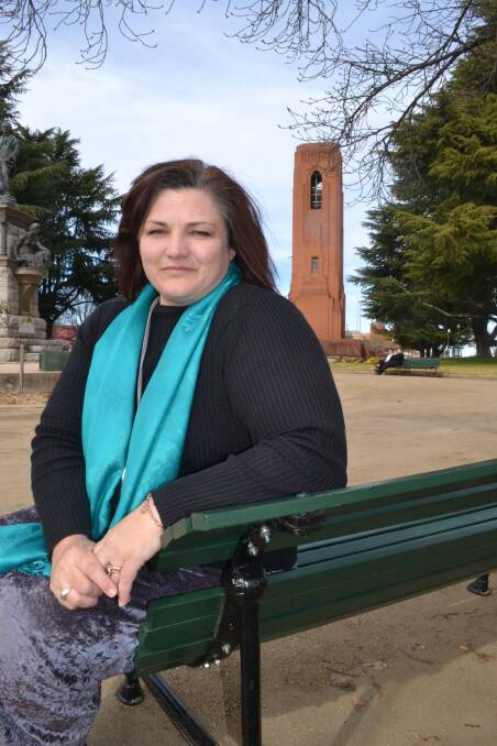 ASK FOR HELP: Bathurst Family Violence Group chair Annarelle Channing says Bathurst is going through a difficult time. 	073015trauma1
