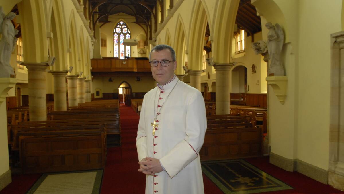 CHALLENGES: Bishop of Bathurst Michael McKenna. Photo: PHILL MURRAY	 111309pbis4