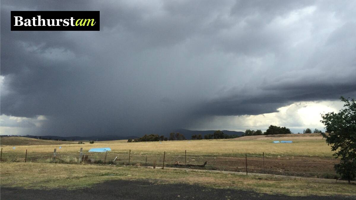 DARK CLOUDS: David Carroll took this photo out at the Bathurst Regional Airport recently. What a spectacular cloud formation! If you have a photo you would like to share email it to acoomans@fairfaxmedia.com.au or post it in a comment below.