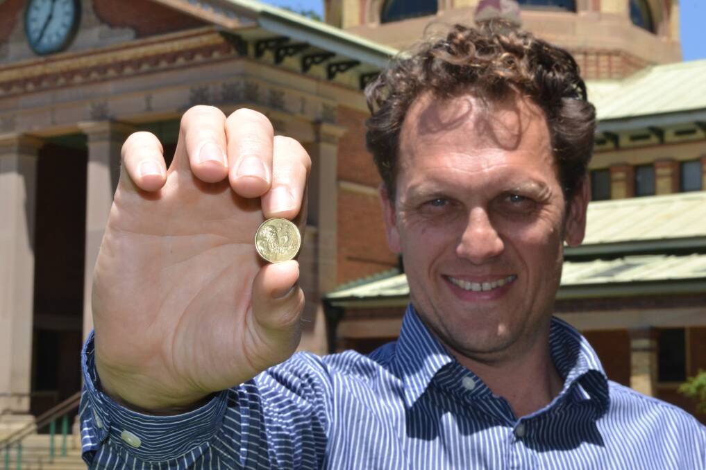 HIGH HOPES: Councillor Jess Jennings has not given up hopes of having a commemorative $2 coin minted for Bathurst’s bicentenary.