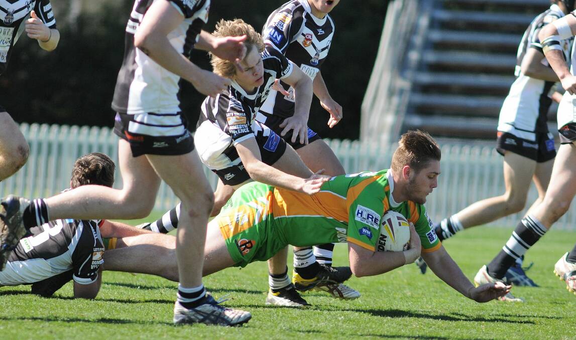 CHARGE: CYMS prop Jack Bastick will lead from the front in Lithgow on Sunday. Photo: STEVE GOSCH 0830sg18s1