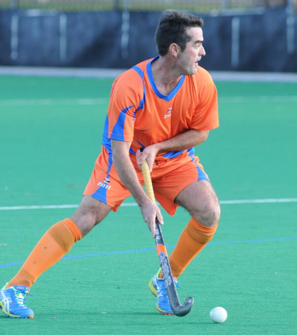 MISSING STAR: Keiran Gentles will miss the rest of the season thanks to a shoulder injury. Photo: JUDE KEOGH 0516menhockey11