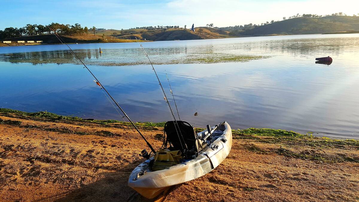 SNAPSHOT: The water at Chifley Dam looked glassy before setting off for a paddle recently. Photo: WAYNE COLE 012218snap