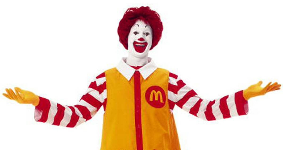HAPPY VISIT: Ronald McDonald will pay a visit to Bathurst on Saturday with his friends.