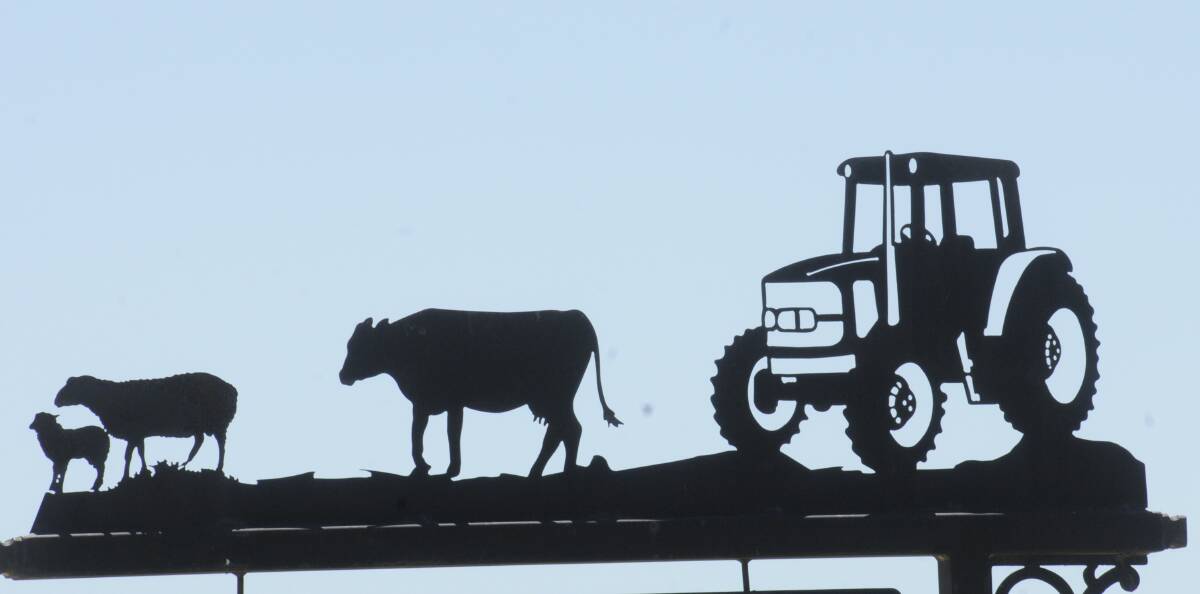 SNAPSHOT: This very rural stencil scene was spotted above a mailbox on the outskirts of Bathurst. Photo: CHRIS SEABROOK 110716csnap