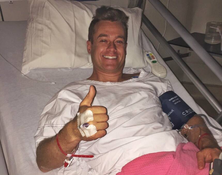 INJURED: Motorsport driver Grant Denyer in hospital following a rally crash on Sunday. Photo: TWITTER