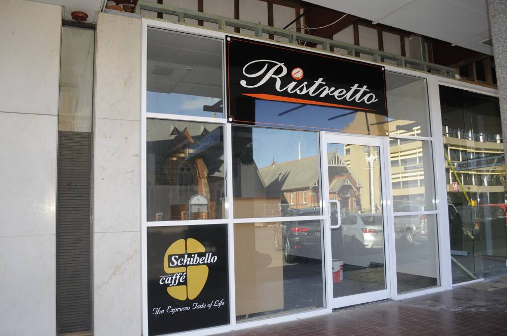 NEW BREW: Yet another new cafe will soon open its doors in Bathurst. Photo: CHRIS SEABROOK 072417cafe1b