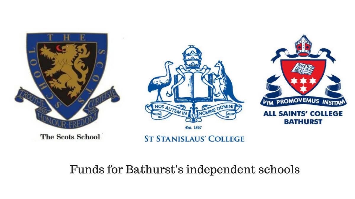 Bathurst’s independent schools get a helping hand