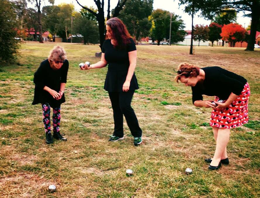 These days, boules are often played on the weekend in Centennial Park. Photo: FRIENDS OF CENTENNIAL PARK
