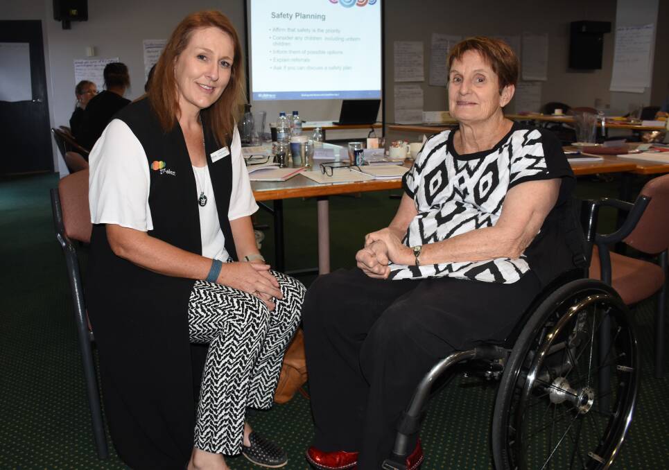 SUPPORT NEEDED: Lifeline Central West's Stephanie Robinson and Sue Salthouse facilitated the pilot program Women with Disabilities DV Alert. Photo: NADINE MORTON 120717nmdv2