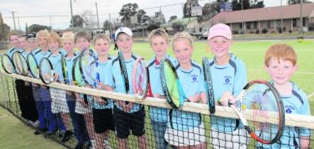 NETTING RESULTS: (from left to right) Jasmine Thompson, Elizabeth Paskam, Joe Hoskins, Jack Schumacher, Bryson Richards, Harry Brown, Henry Marson, Cameron Redpath, Thomas Geyer, Frank Brown, Grace Schumacher, Daisy Hoskins and Connor Locke who all took part in the Central West Medibank Junior Development Series. The majority of them will back up for the Champion of Champions tournament next Satur