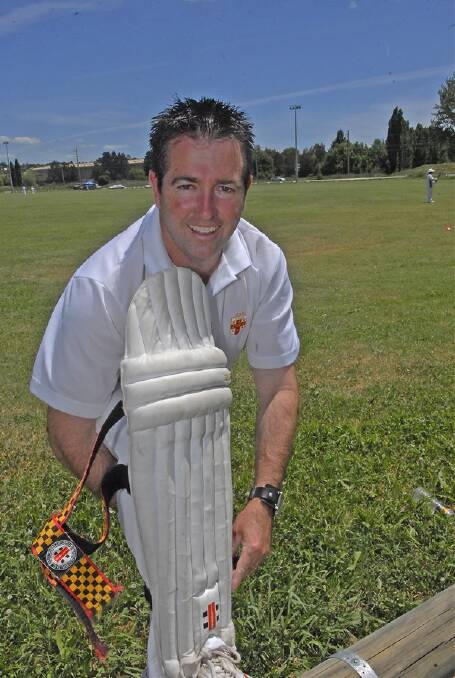 PADDING UP: Paul Toole is continuing his love of cricket despite becoming the MP for Bathurst.